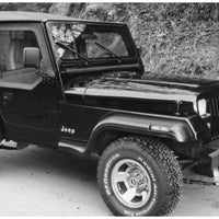 Bushwacker 87-95 Jeep Wrangler Extend-A-Fender Style Flares 4pc Excludes Renegade - Black