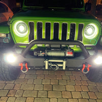 Oracle Oculus Bi-LED Projector Headlights for Jeep JL/Gladiator JT - Matte Blk - 5500K SEE WARRANTY