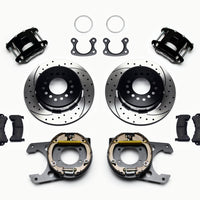 Wilwood D154 P/S Park Brake Kit Drilled Small Ford 2.50in Offset