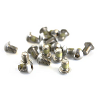 Big Gun 1/4x20 Base Plate Allen Screws (4 pk) - Button Head (Silver)