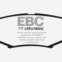 EBC 06-11 Dodge Nitro 3.7 Yellowstuff Rear Brake Pads