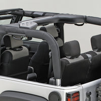 Rugged Ridge Roll Bar Cover Black Polyester 07-18 Jeep Wrangler JK