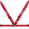 Sparco Belt 4Pt 3in/2in Competition Harness - Red