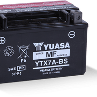 Yuasa YTX7A-BS Maintenance Free AGM 12 Volt Battery (Bottle Supplied)