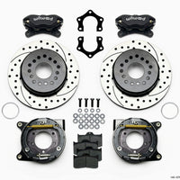 Wilwood Forged Dynalite P/S Park Brake Kit Drilled Mopar/Dana 2.50in Off w/Snap Ring Brng