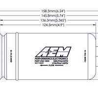 AEM 380LPH High Pressure Fuel Pump -6AN Female Out, -10AN Female In