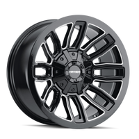 Mayhem 8108 Decoy 20x9 / 6x135 BP / -5mm Offset / 106mm Hub Black w/ Milled Spokes Wheel