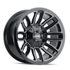 Mayhem 8108 Decoy 20x9 / 6x135 BP / -5mm Offset / 106mm Hub Black w/ Milled Spokes Wheel