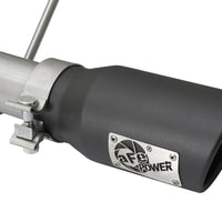 aFe Rebel Series CB 2.5in Dual Center Exit SS Exhaust w/ Black Tips 07-15 Jeep Wrangler 3.6L/3.8L V6