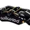 Wilwood Caliper-Dynapro Low-Profile 5.25in Mount - Blk Pwd 1.12in Pistons .81in Disc