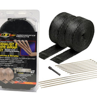 DEI Exhaust Wrap Kit - Black Titanium Wrap Locking Ties & Locking Tie Tool