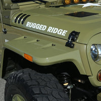 Rugged Ridge Hurricane Fender Flare Kit US Smooth 07-18 Jeep Wrangler JK