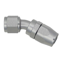 DeatschWerks 10AN Female Swivel 30-Degree Hose End CPE - Anodized Titanium