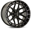 Vossen HFX-1 22x12 / 8x170 / ET-44 / Ultra Deep / 125.1 CB - Tinted Gloss Black Wheel