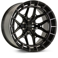 Vossen HFX-1 22x12 / 8x180 / ET-44 / Ultra Deep / 124.3 CB - Tinted Gloss Black Wheel