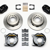 Wilwood Forged Dynalite P/S Park Brake Kit Chevy 12 Bolt-Spec 3.15in Brng Stggrd mt