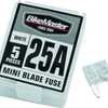 BikeMaster 5Piece 25A Replacement Mini Blade Fuse