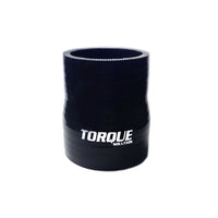 Torque Solution Transition Silicone Coupler: 2 inch to 2.25 inch Black Universal