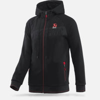 Akrapovic Mens Corpo Zip Hoodie Black - 2XL