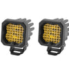 Diode Dynamics Stage Series C1 LED Pod Sport - Yellow Wide Standard ABL (Pair)