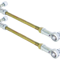 RockJock Adjustable Sway Bar End Link Kit 12 1/2in Long Rods w/ Heims and Jam Nuts pair