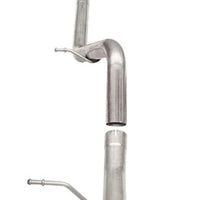 Corsa 2007-2018 Jeep Wrangler JKU 3.6L Sport 2.75in Cat-Back Exhaust w/ Turn Down Tip