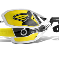 Cycra CRM Ultra 1-1/8 in. Clamp w/White Shields/Yellow Covers