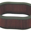 K&N Universal Custom Air Filter - Oval Shape 11.5in Outer Length / 8.125in Outer Width / 4in Height