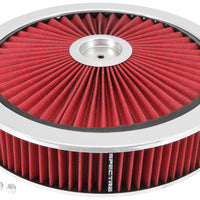 Spectre ExtraFlow HPR Air Cleaner Assembly 14in. x 3in. - Red