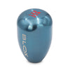 BLOX Racing 6-Speed Billet Shift Knob - Torch Blue 10x1.5mm