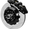 Wilwood 70-81 FBody/75-79 A&XBody AERO6 Frt BBK 14in Rtr Blk Calipers Use w/ Pro Drop Spindle