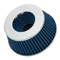 Spectre Adjustable Conical Air Filter 2-1/2in. Tall (Fits 3in. / 3-1/2in. / 4in. Tubes) - Blue