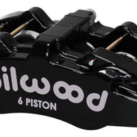 Wilwood Caliper-Forged Dynapro 6 5.25in Mount-R/H 1.62/1.38in/1.38in Pistons 1.10in Disc