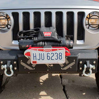 Fishbone Offroad 07-18 Jeep Wrangler JK Barracuda Modular Front Bumper - Base