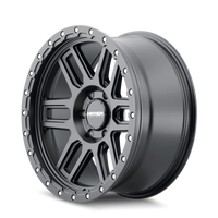 Mayhem 8304 Delta 17x9 / 5x127 BP / -12mm Offset / 78.1mm Hub Matte Black Wheel