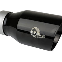 aFe 20-21 Jeep Wrangler Large Bore-HD 3in 304 Stainless Steel DPF-Back Exhaust System - Black Tip