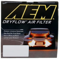 AEM 2-3/4in x 6-7/8in Oval Dryflow Air Filter