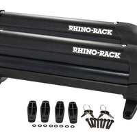 Rhino-Rack Universal Ski/Snowboard Carrier - Fits 3 Pairs of Skis or 2 Snowboards - Black