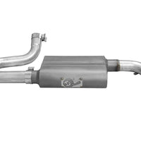 aFe Scorpion Exhaust System Axle Back Aluminized Hi-Tuck 07-17 Jeep Wrangler JK V6 3.6/3.8L