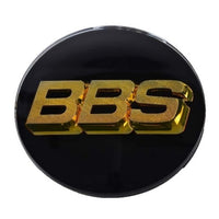 BBS Center Cap 80.6mm Black/Gold -D