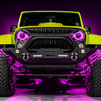 ORACLE Lighting 0718 Jeep Wrangler JK Oculus 7in ColorSHIFT BiLED Projector Headlights SEE WARRANTY