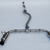 Invidia 2022+ Honda Civic Si (1.5T) 70mm N1 Cat Back Exhaust - Burnt TI Tips