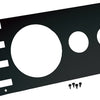 Kentrol 76-86 Jeep CJ Gauge Cover Without Radio Opening - Powdercoat Black