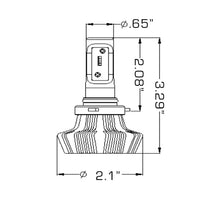 Oracle 9006 4000 Lumen LED Headlight Bulbs (Pair) - 6000K SEE WARRANTY