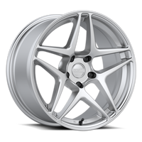 Kansei K15H Astro 18x9.5in / 5x114.3 BP / 22mm Offset / 73.1mm Bore - Hyper Silver Wheel