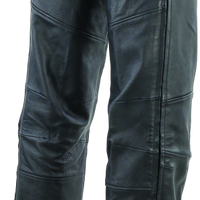 River Road Longhaul Leather Chaps Black - Large