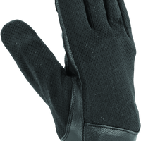 River Road Pecos Leather Mesh Gloves Black Womens - Small