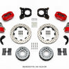 Wilwood Forged Dynalite P/S Rear Kit w/MC4 P-Brake Drill Red Chev 12 Bolt w/Clip Eliminator