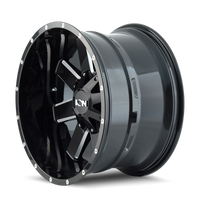 ION Type 141 20x10 / 8x165.1 BP / -19mm Offset / 130.8mm Hub Gloss Black Milled Wheel