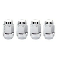 McGard Hex Lug Nut (Cone Seat Bulge Style) 1/2-20 / 3/4 Hex / 1.45in. Length (4-pack) - Chrome